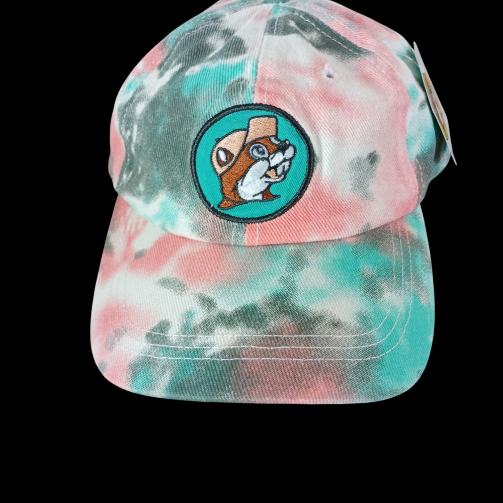 Tie-Dye Cap with Embroidered Patch